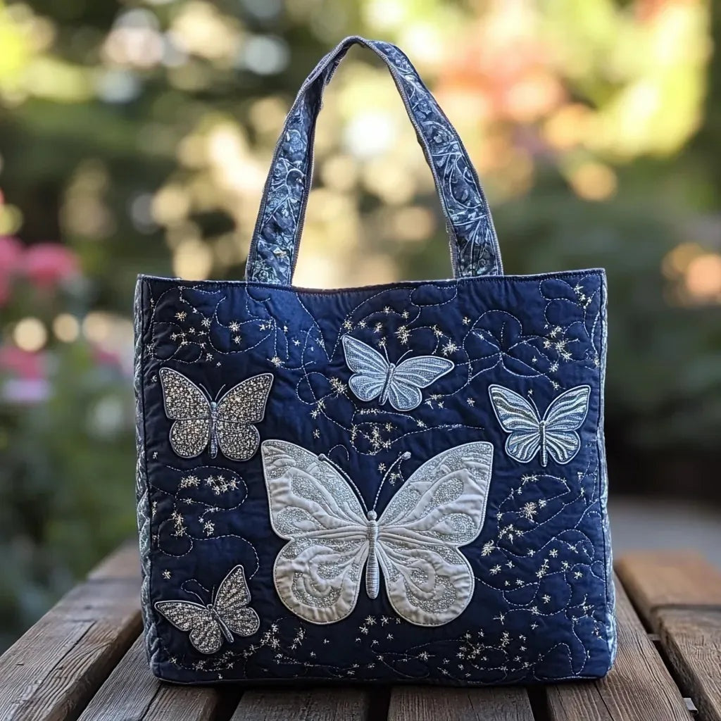 Women's Handmade Quilted Tote Bag - Dog, Cat and Floral Prints