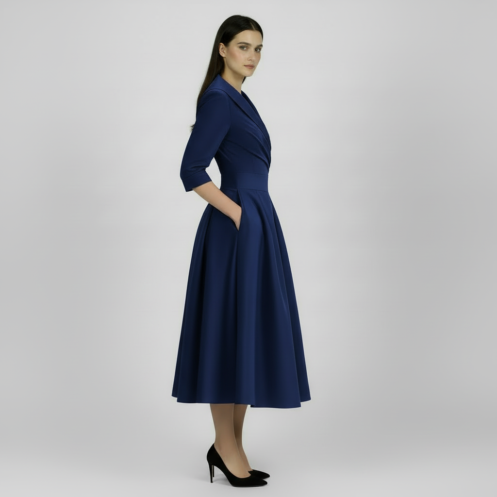 Elegant Satin Dress for Women