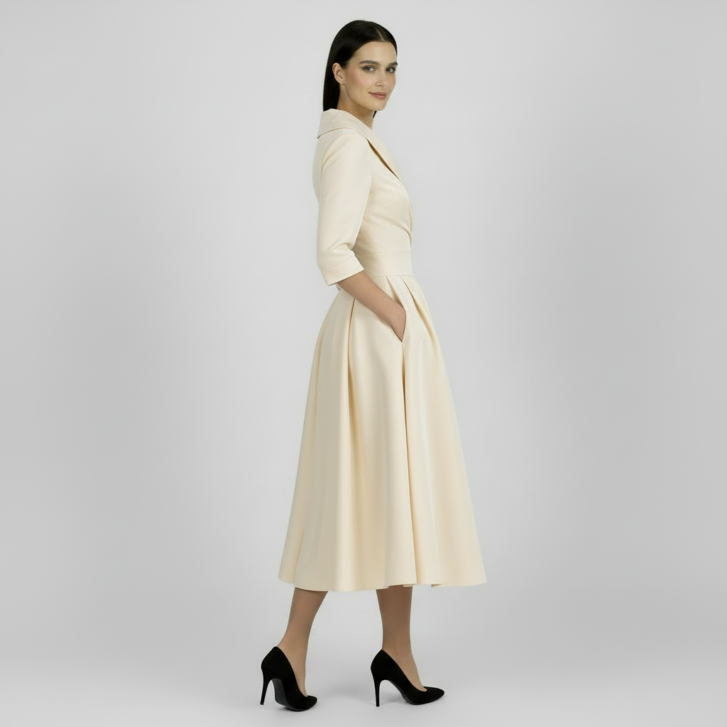 Elegant Satin Dress for Women