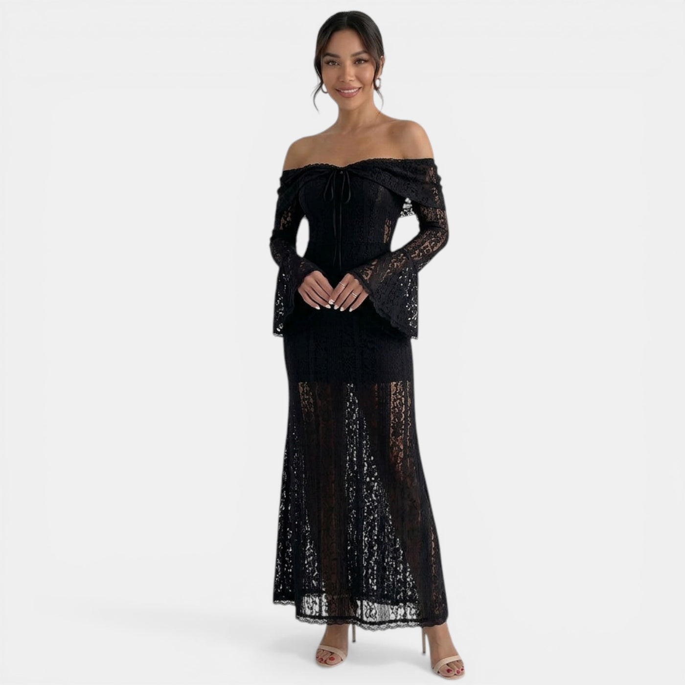 Women's Lace Maxi Dress