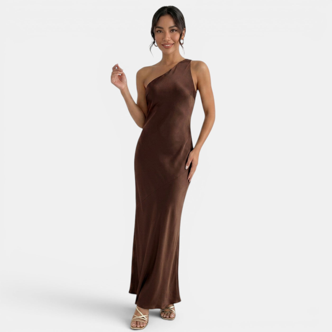 Open-back Lace Maxi Dress