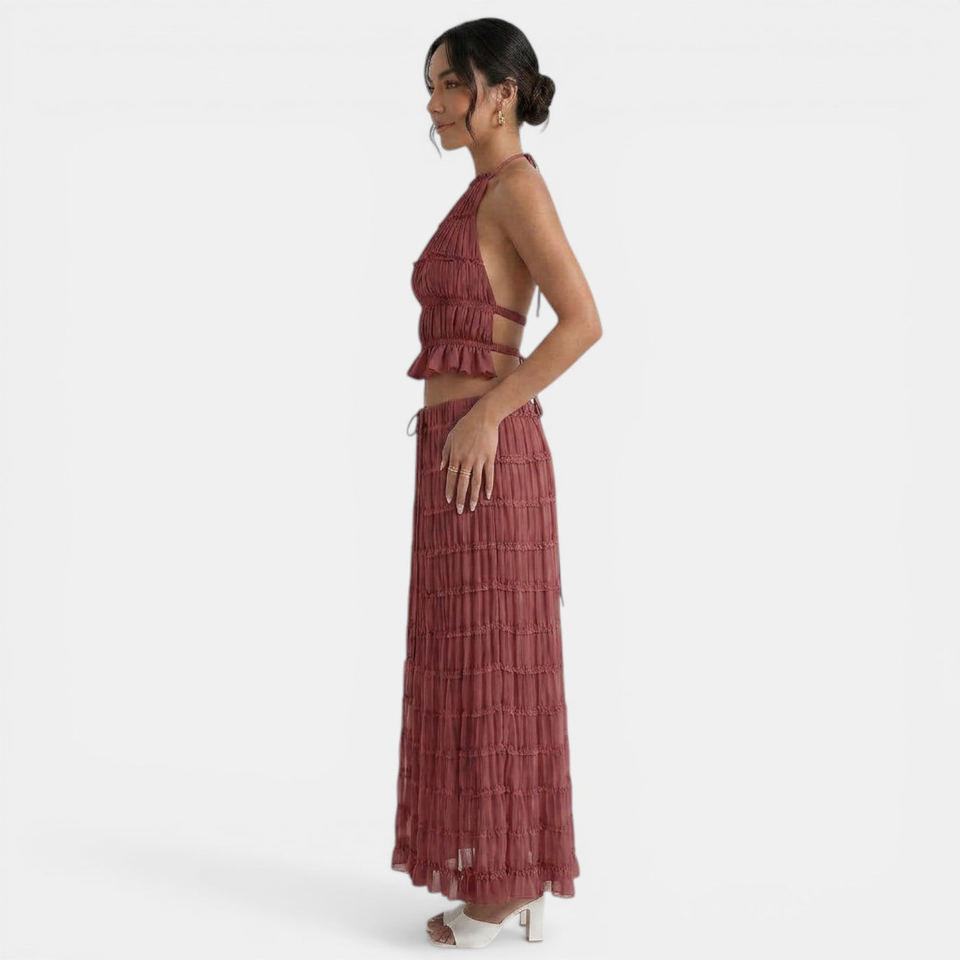 Conjunto Halter Mujer Verano Elegante