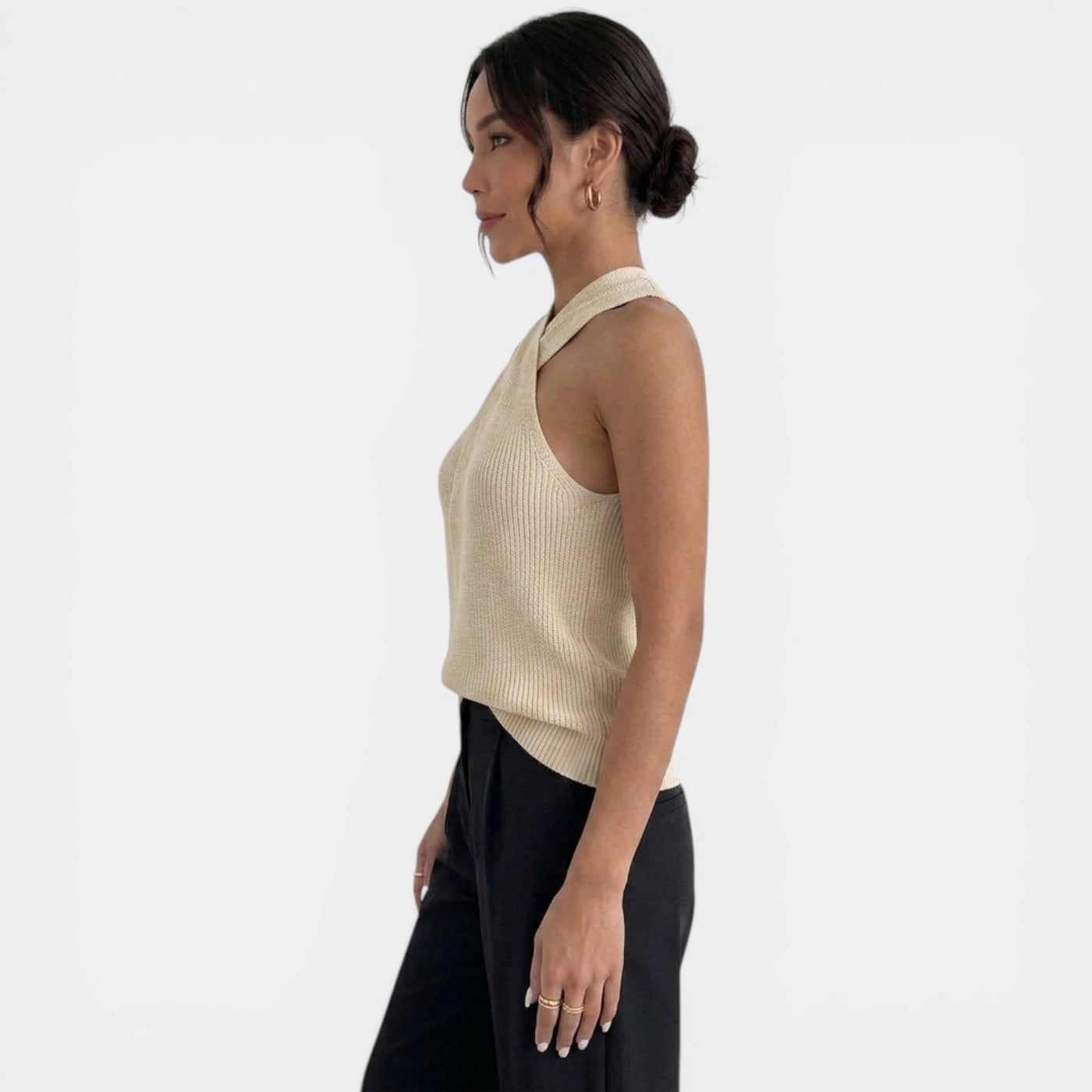 Women's Knit Halter Top