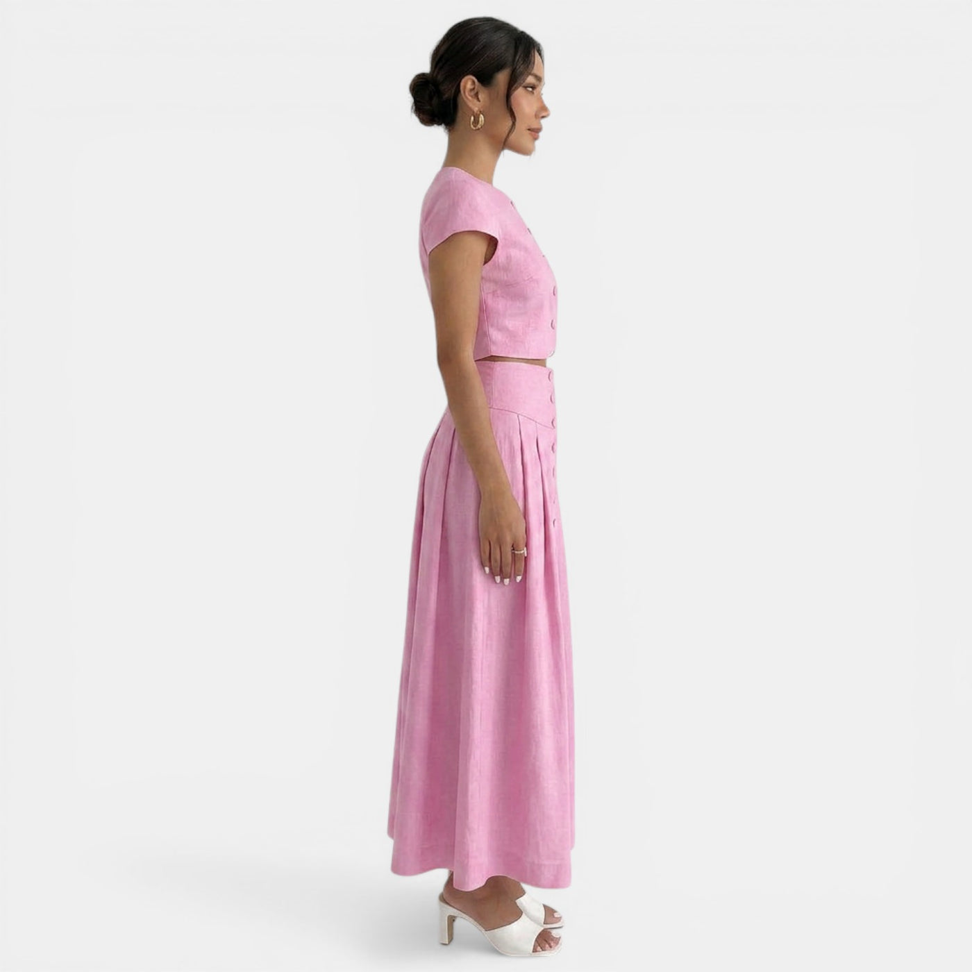 Vestido Maxi Elegante Dos Piezas