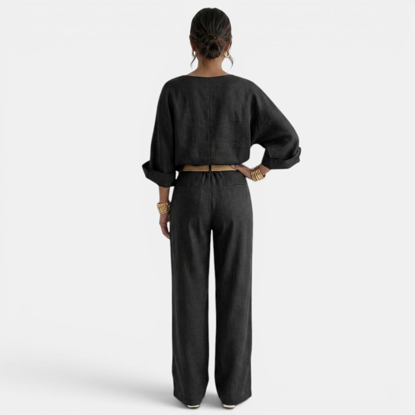 Women's Linen Summer Pant Set