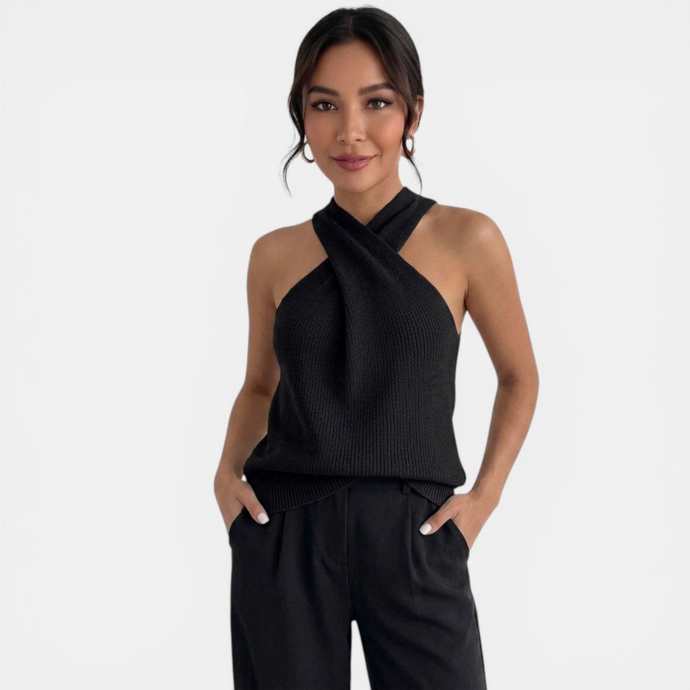 Women's Knit Halter Top