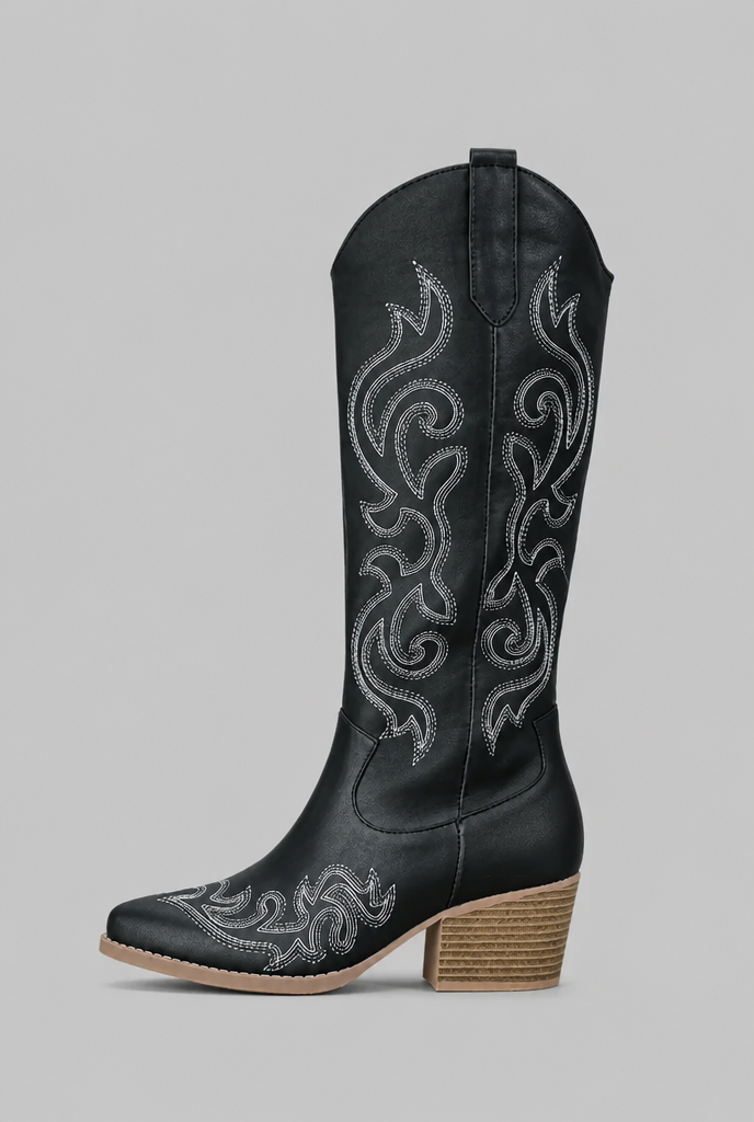 Botas Camperas Mujer de Caña Ancha de Piel con Cremallera