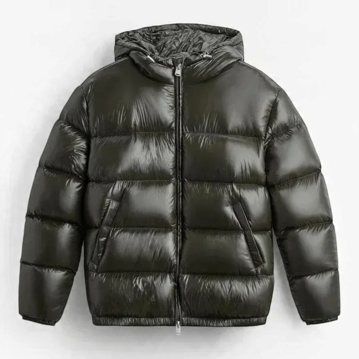 Men's Warm Insulated Puffer Jacket for Winter