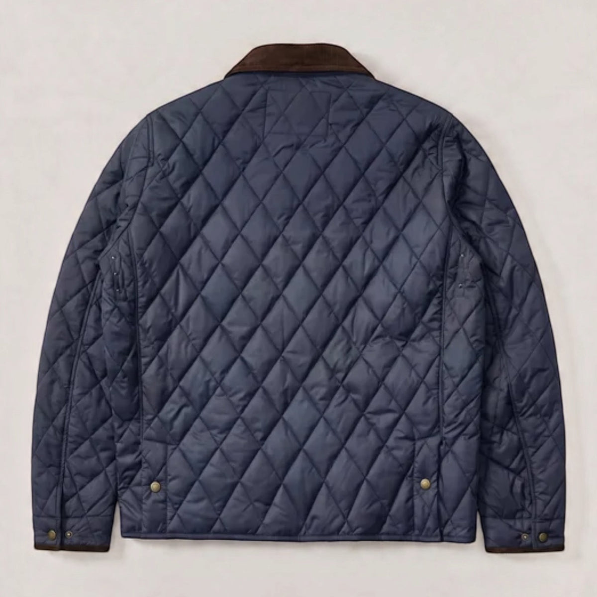 Men's Quilted Sport Jacket - High Neck Collar