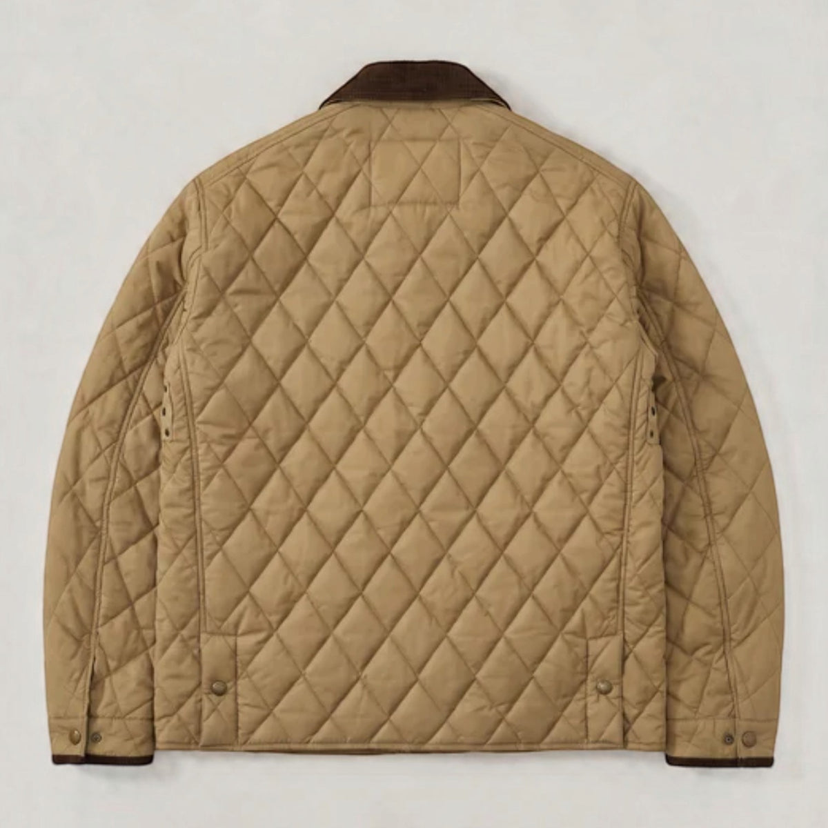 Men's Quilted Sport Jacket - High Neck Collar