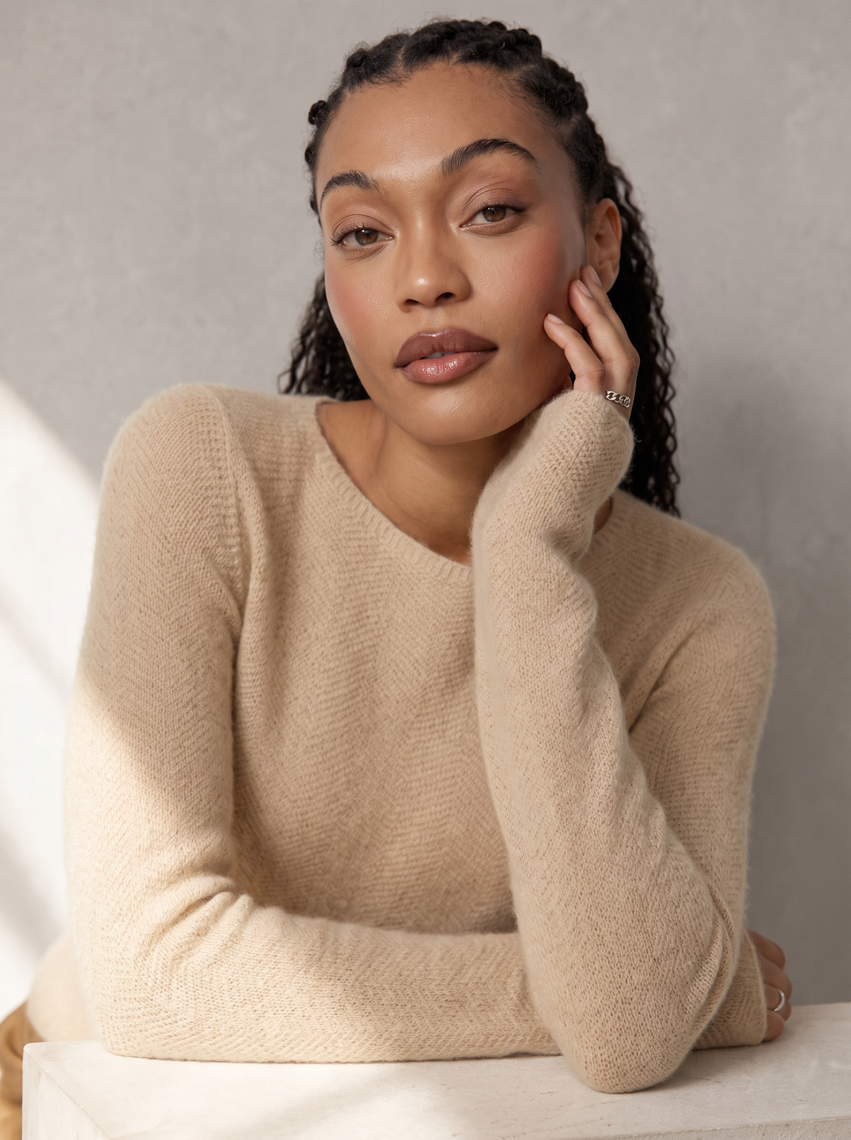 Women's Cashmere Boat Neck Sweater
