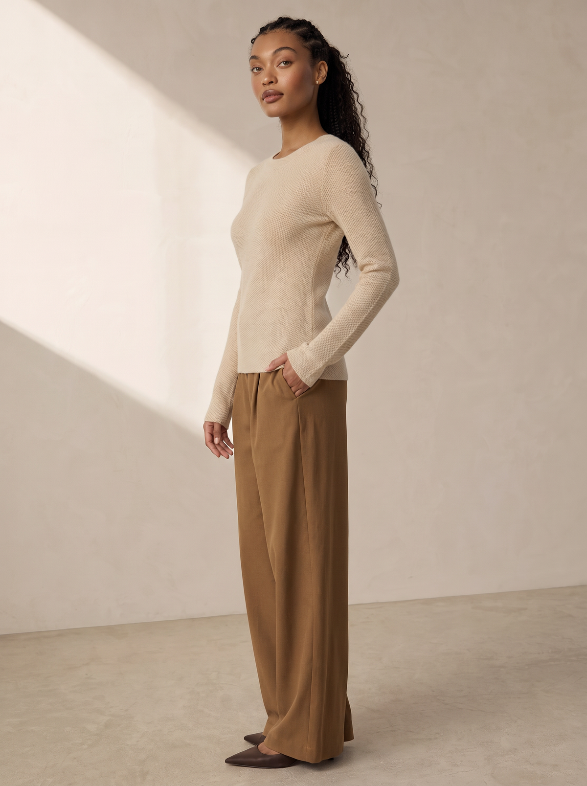 Women's Cashmere Boat Neck Sweater