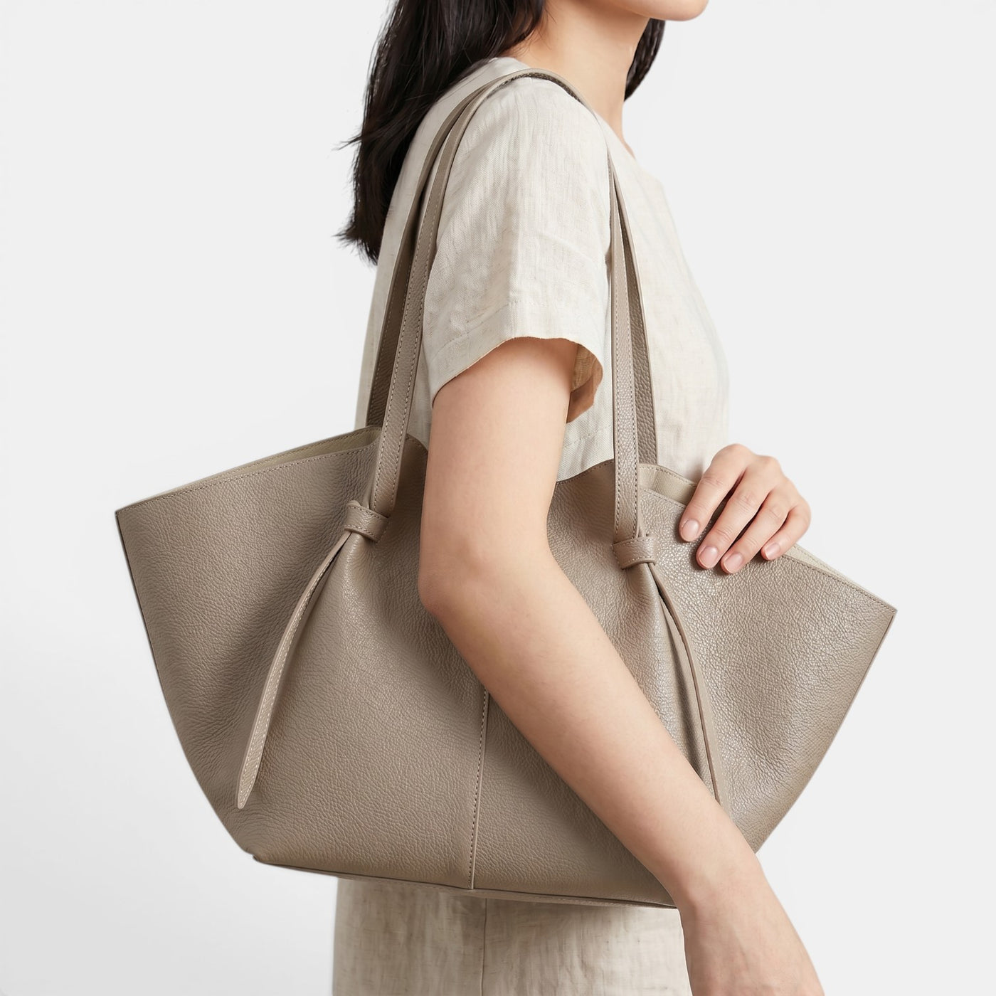 Bolso Mujer Cuero Grande