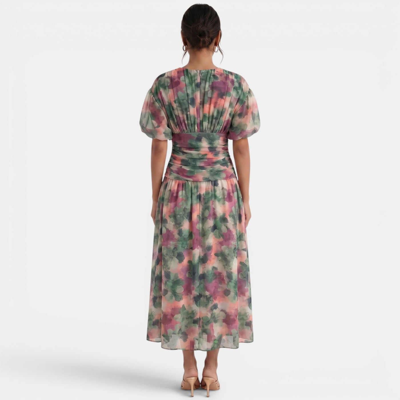 Vestido Midi Floral Verano
