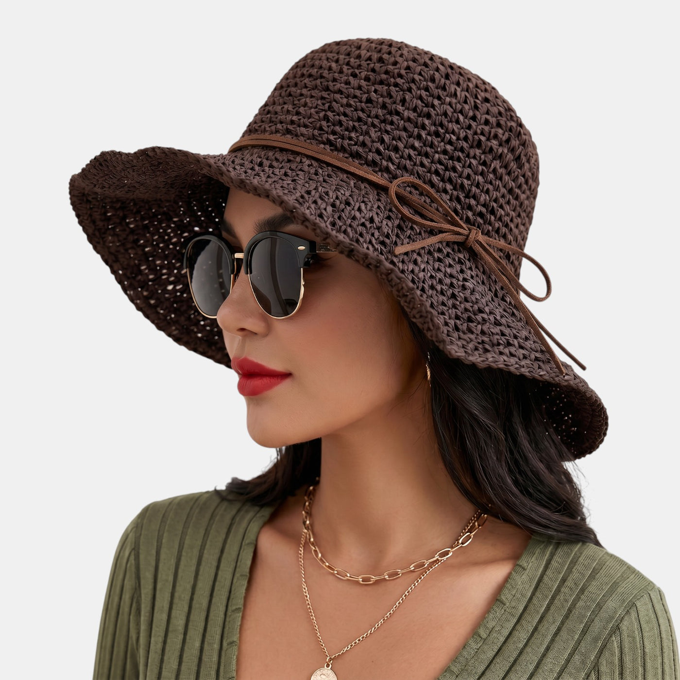 Women's Summer Wide-Brim Straw Hat