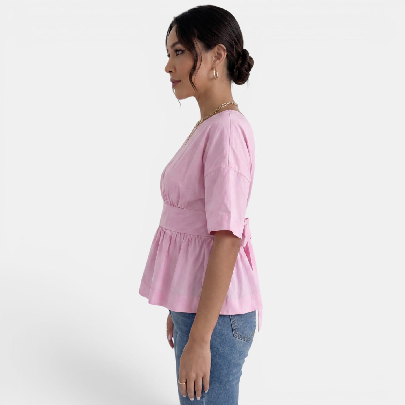 Camiseta Verano Espalda Abierta Mujer