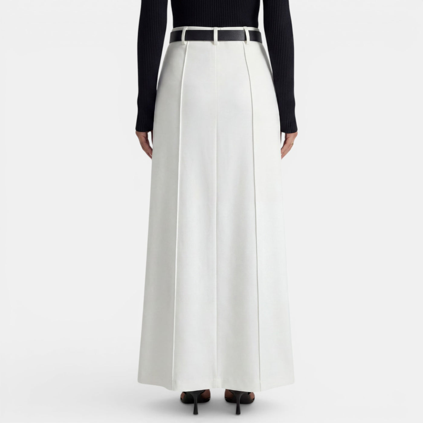 White Long Summer Skirt