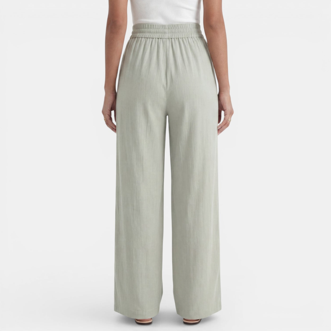 Women's Wide Linen Trousers