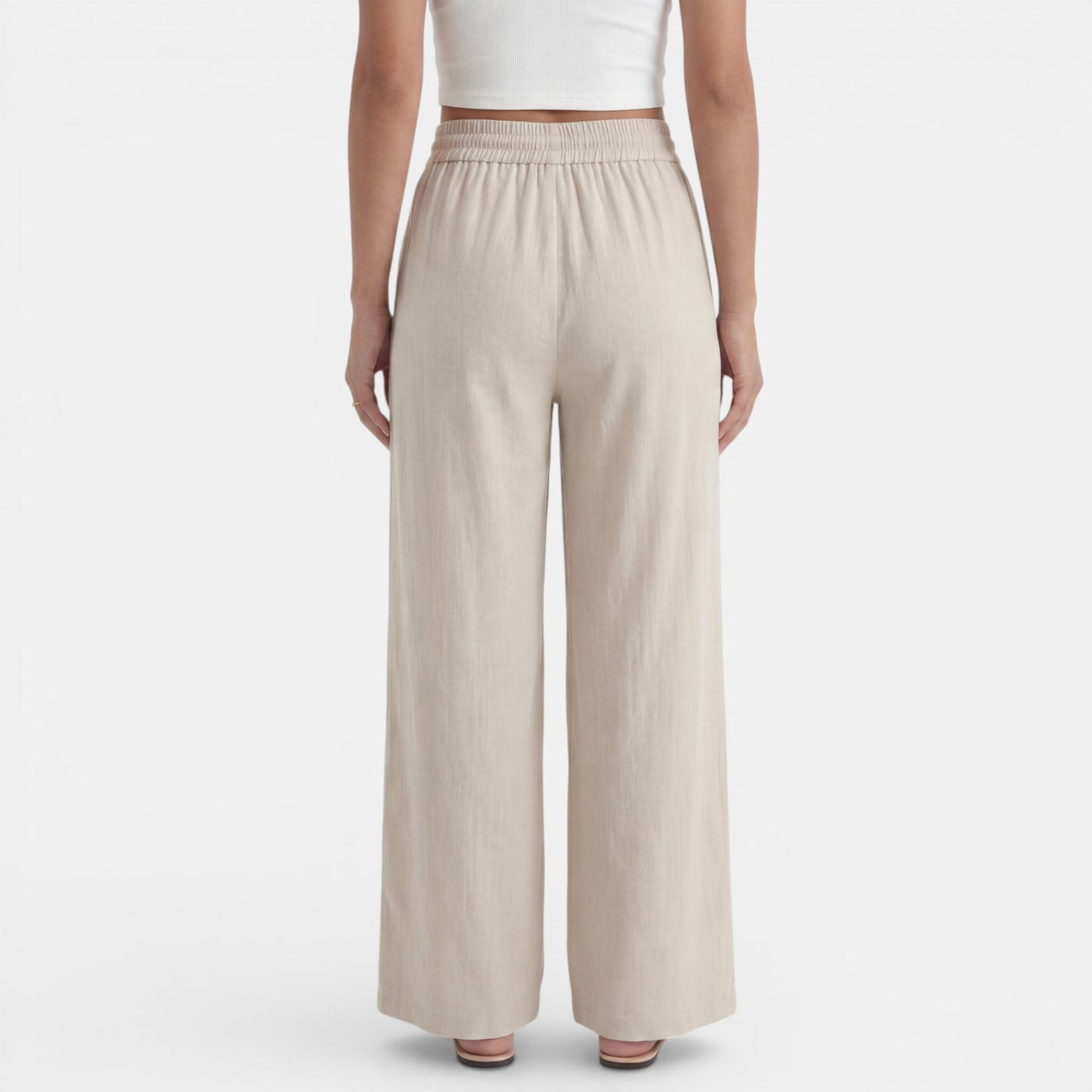 Women's Wide Linen Trousers
