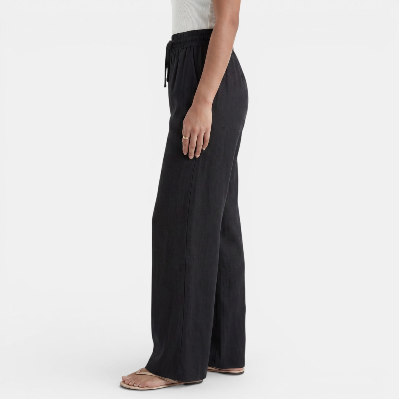 Women's Wide Linen Trousers