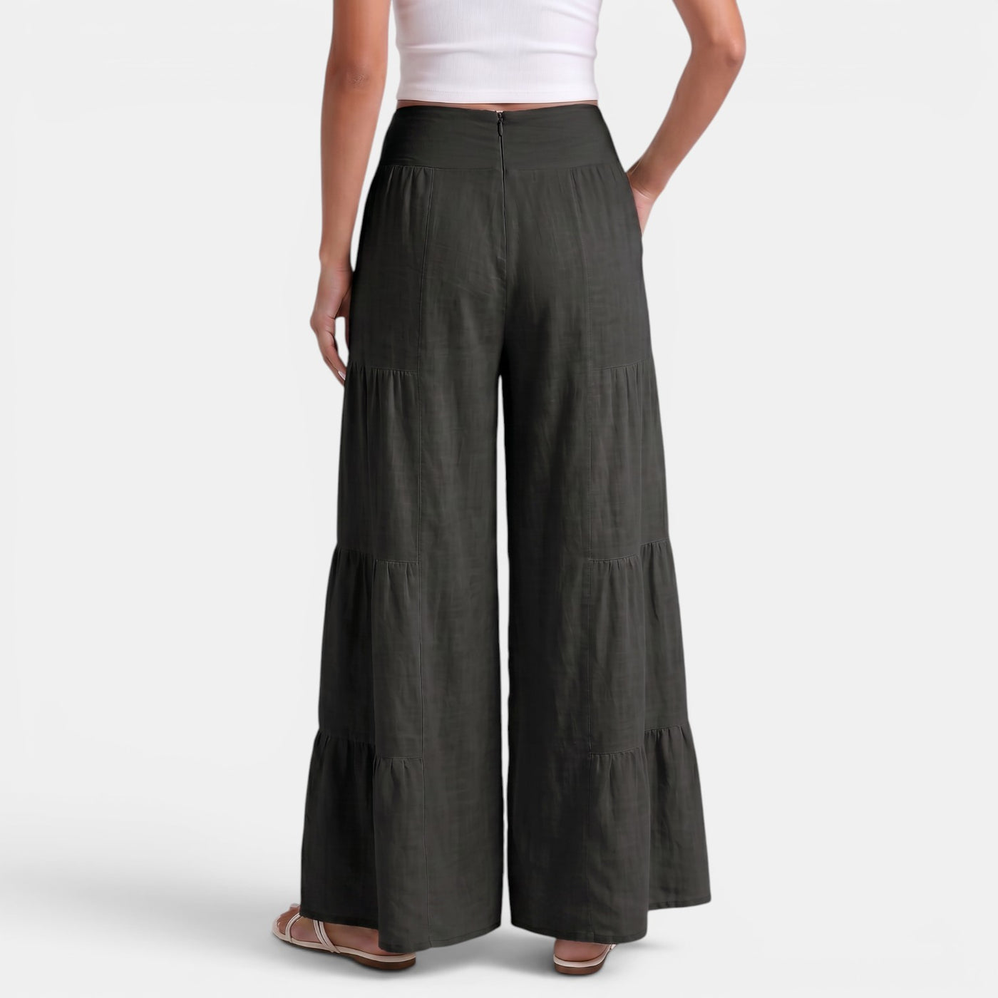Women's Wide Linen Trousers