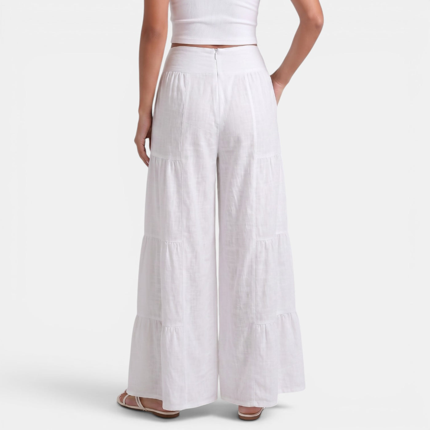Women's Wide Linen Trousers