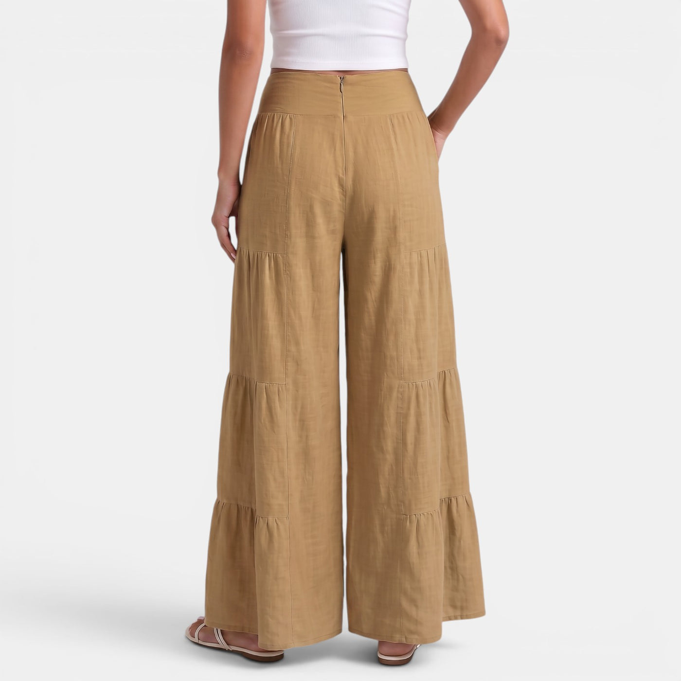 Women's Wide Linen Trousers