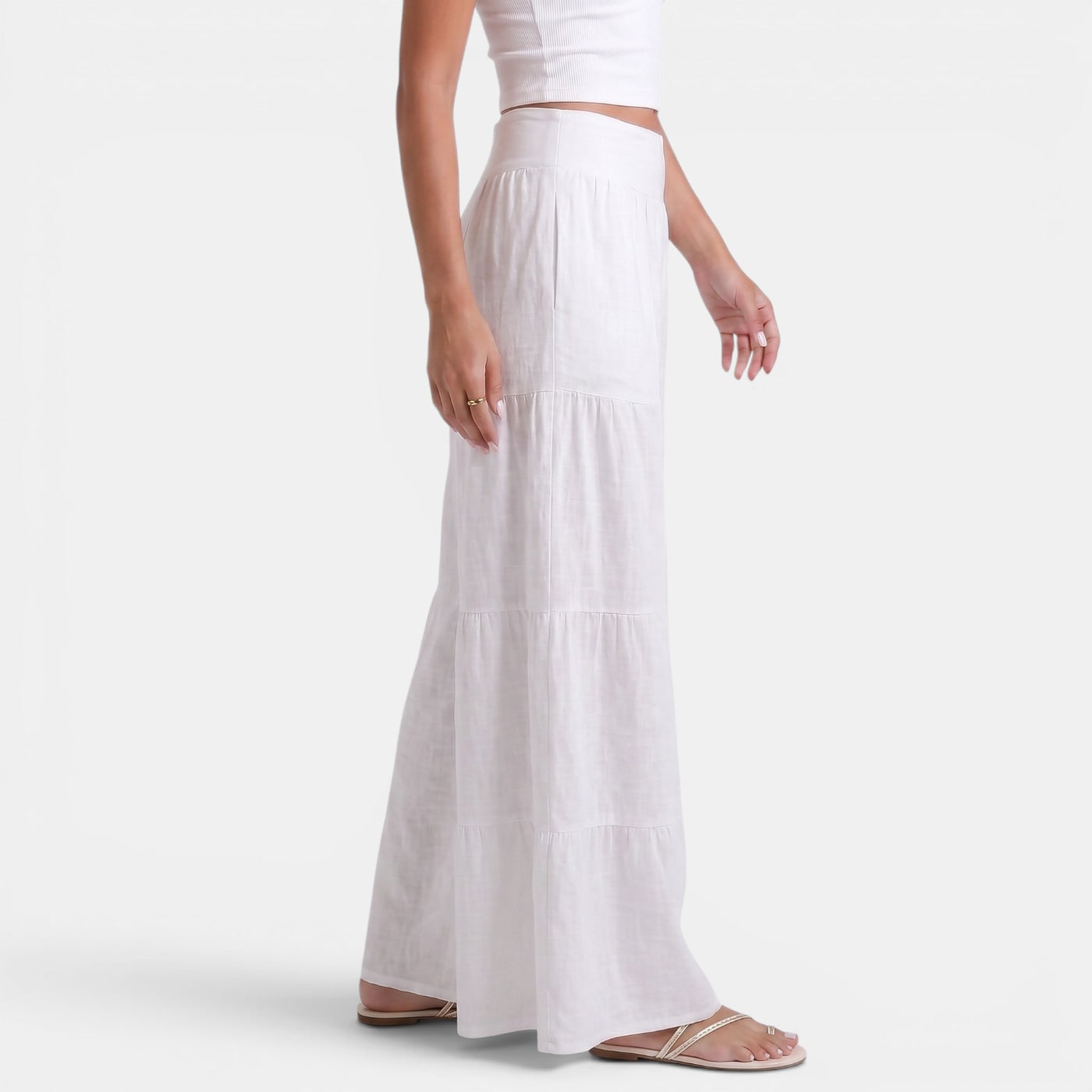 Women's Wide Linen Trousers