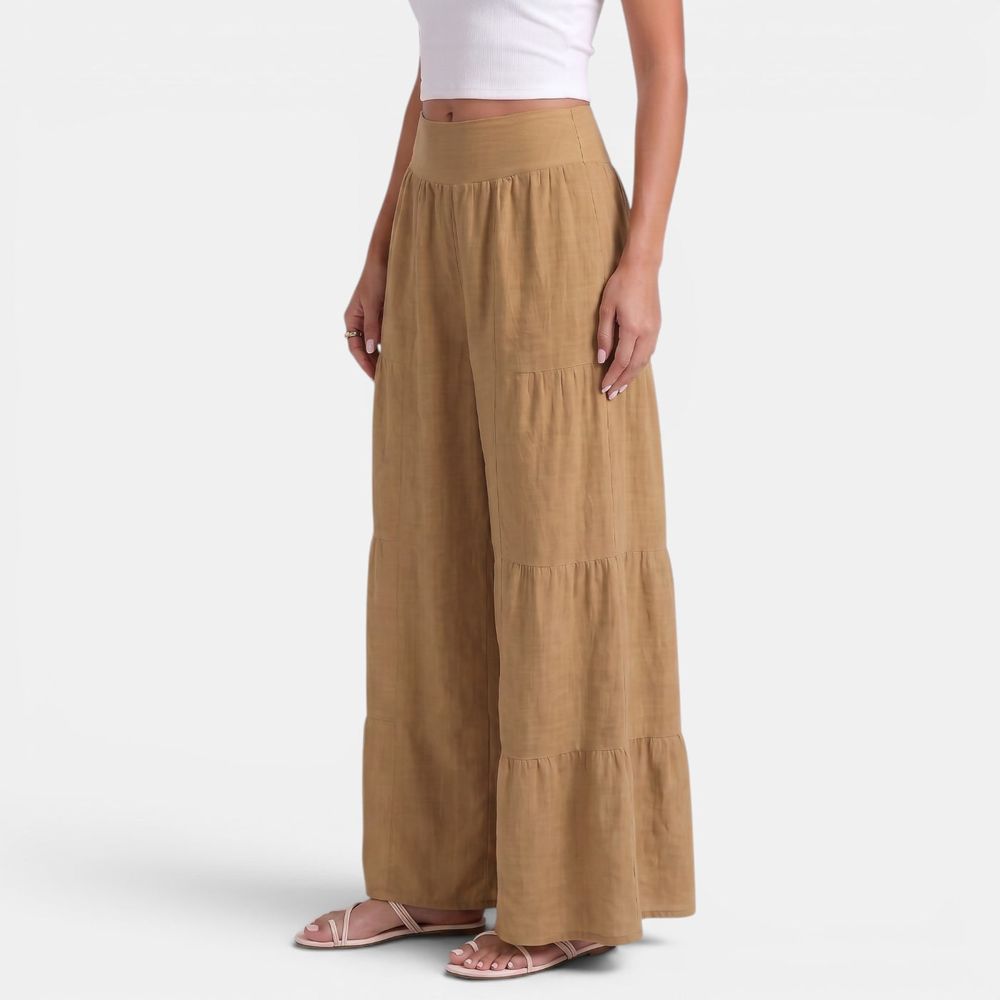 Women's Wide Linen Trousers