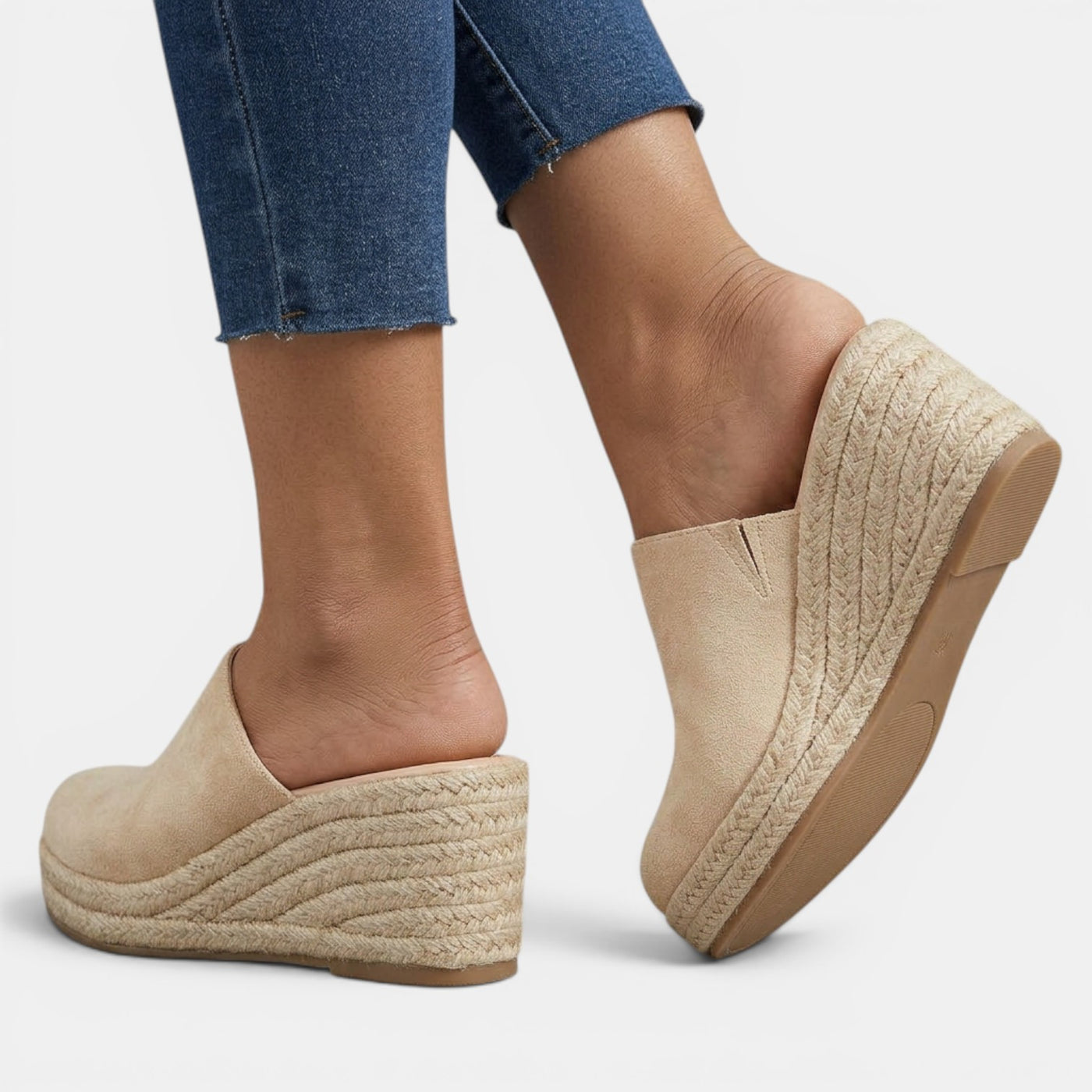 Women's Wedge Mule Sandals