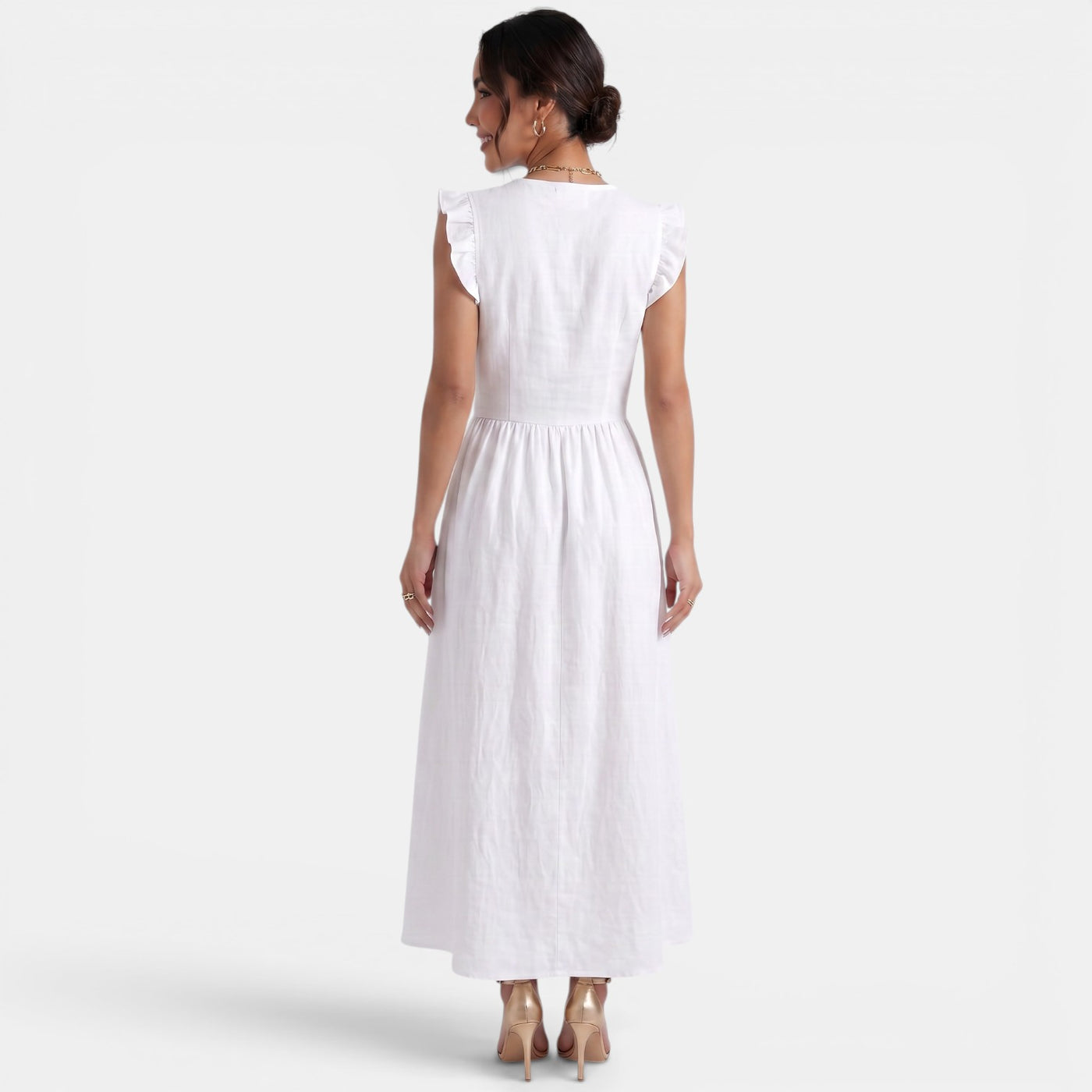 Women's Summer Long Ruffle Dress