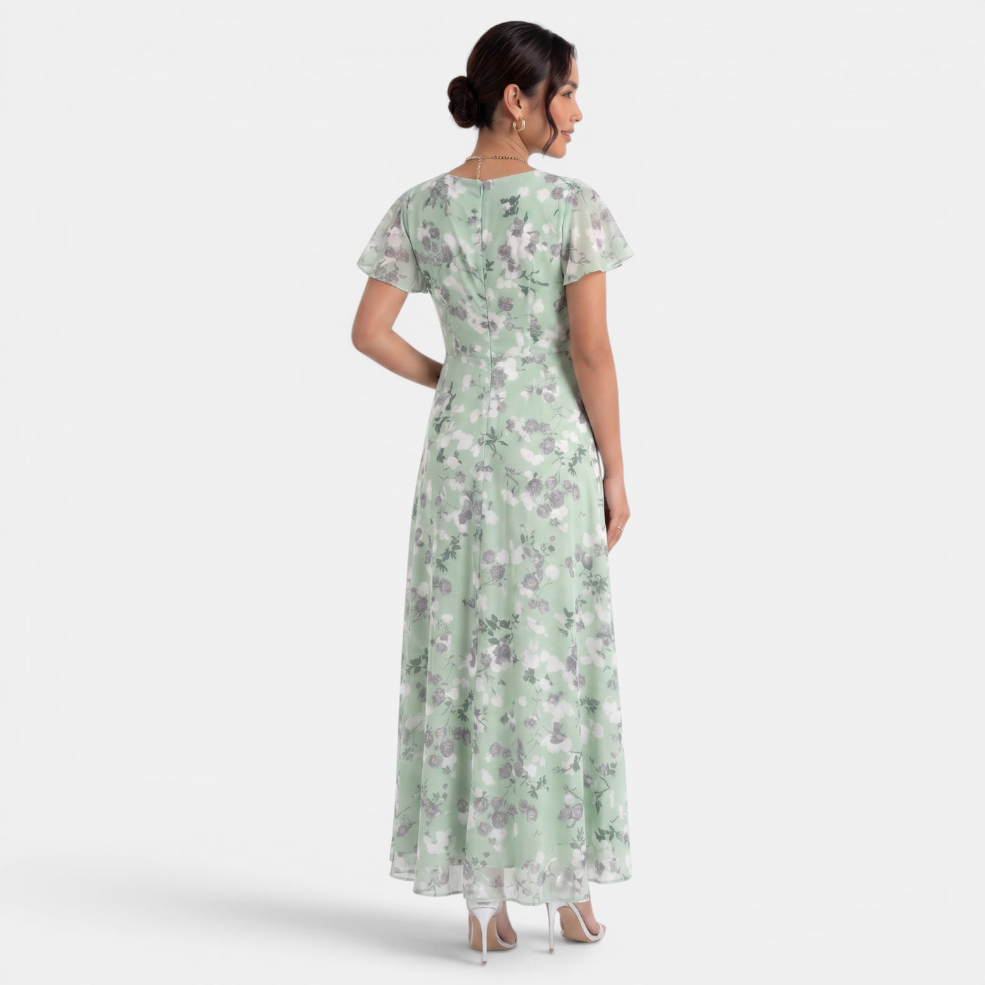 Vestido Maxi Floral Mujer Verano