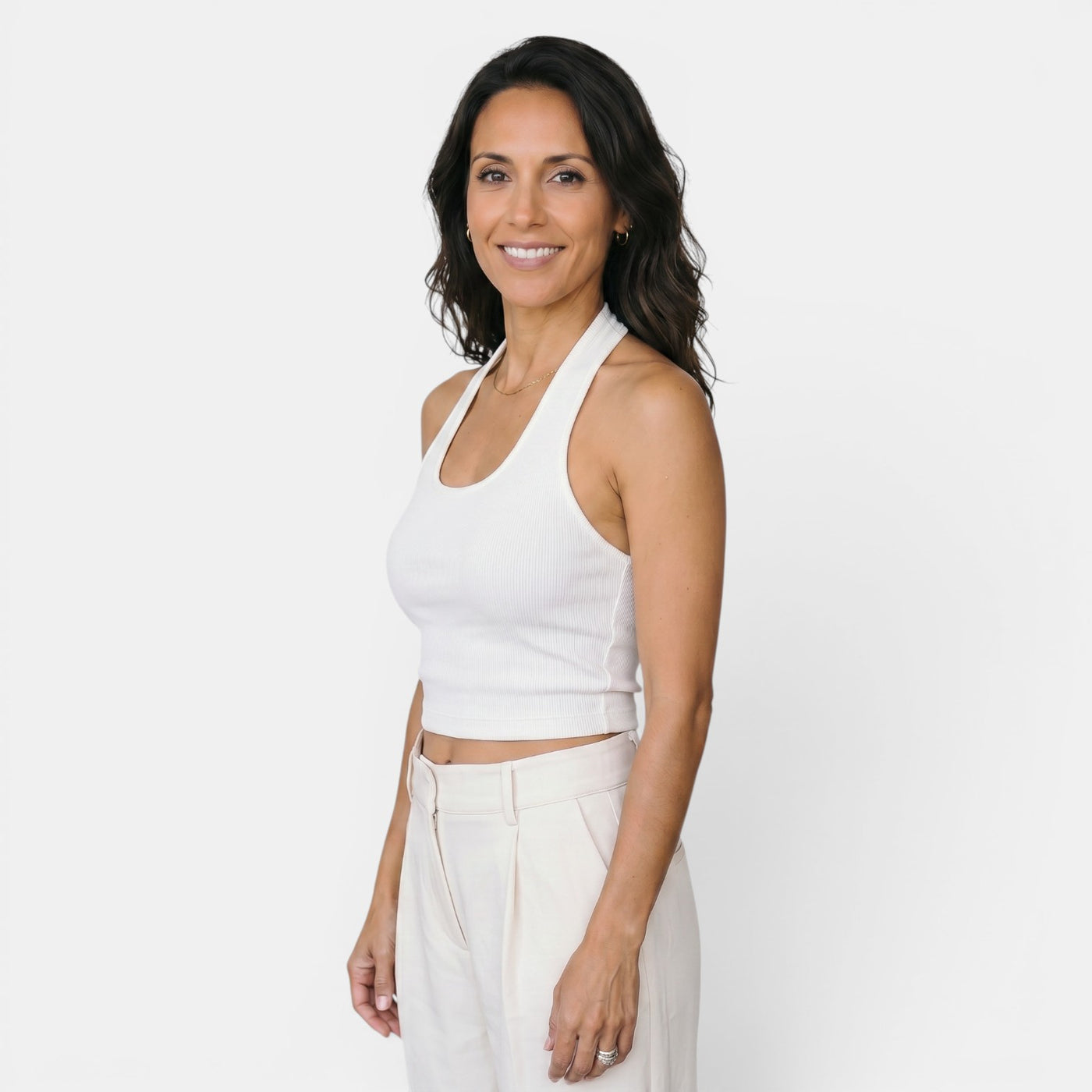 Women's Fitted Summer Halter Top