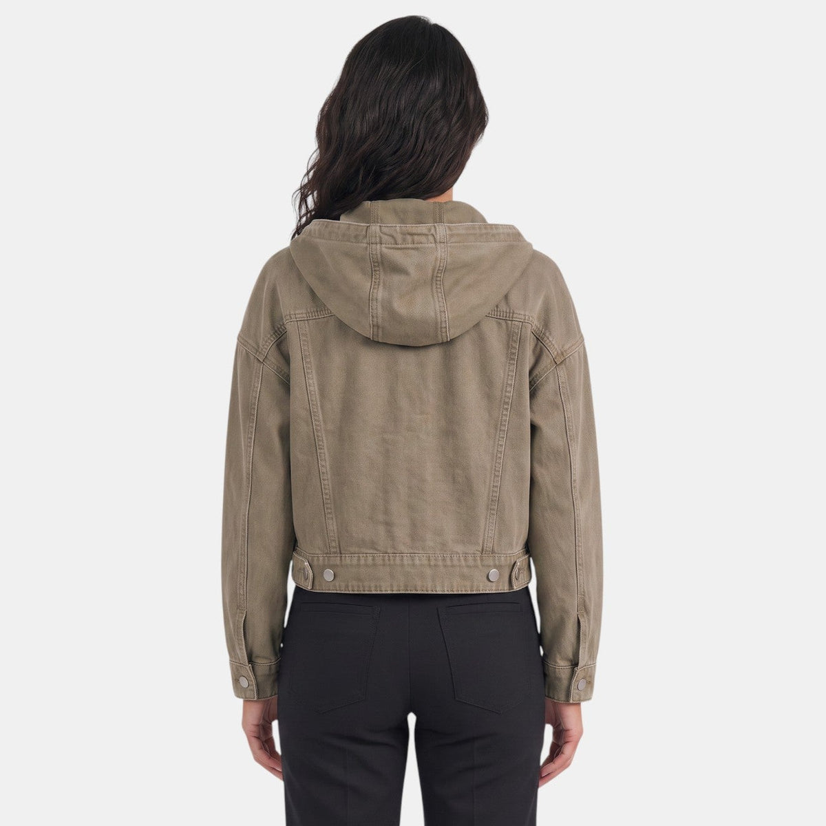 Chaqueta Vaquera Mujer Premium con Capucha