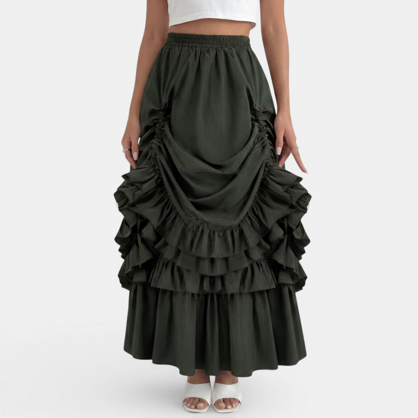 Falda Gótica Larga Vintage Mujer