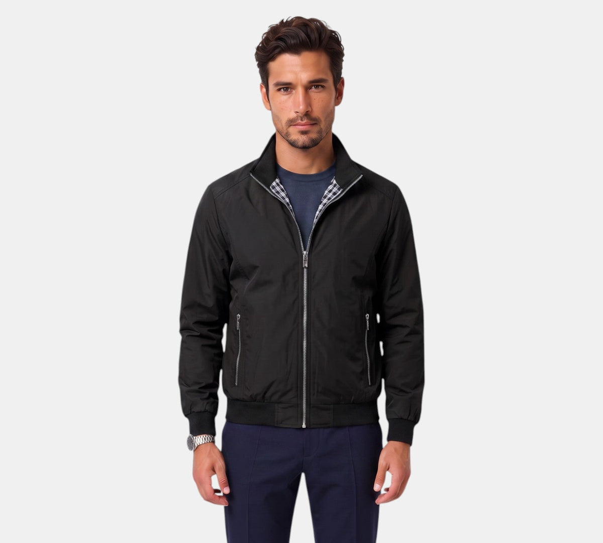 Chaqueta Casual Hombre Cómoda y Ligera