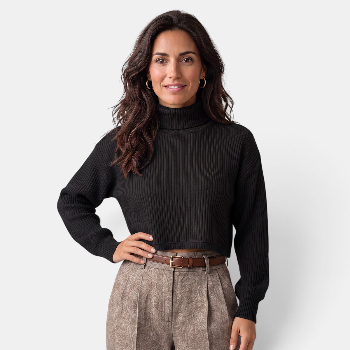 Suéter Mujer Cuello Alto Premium