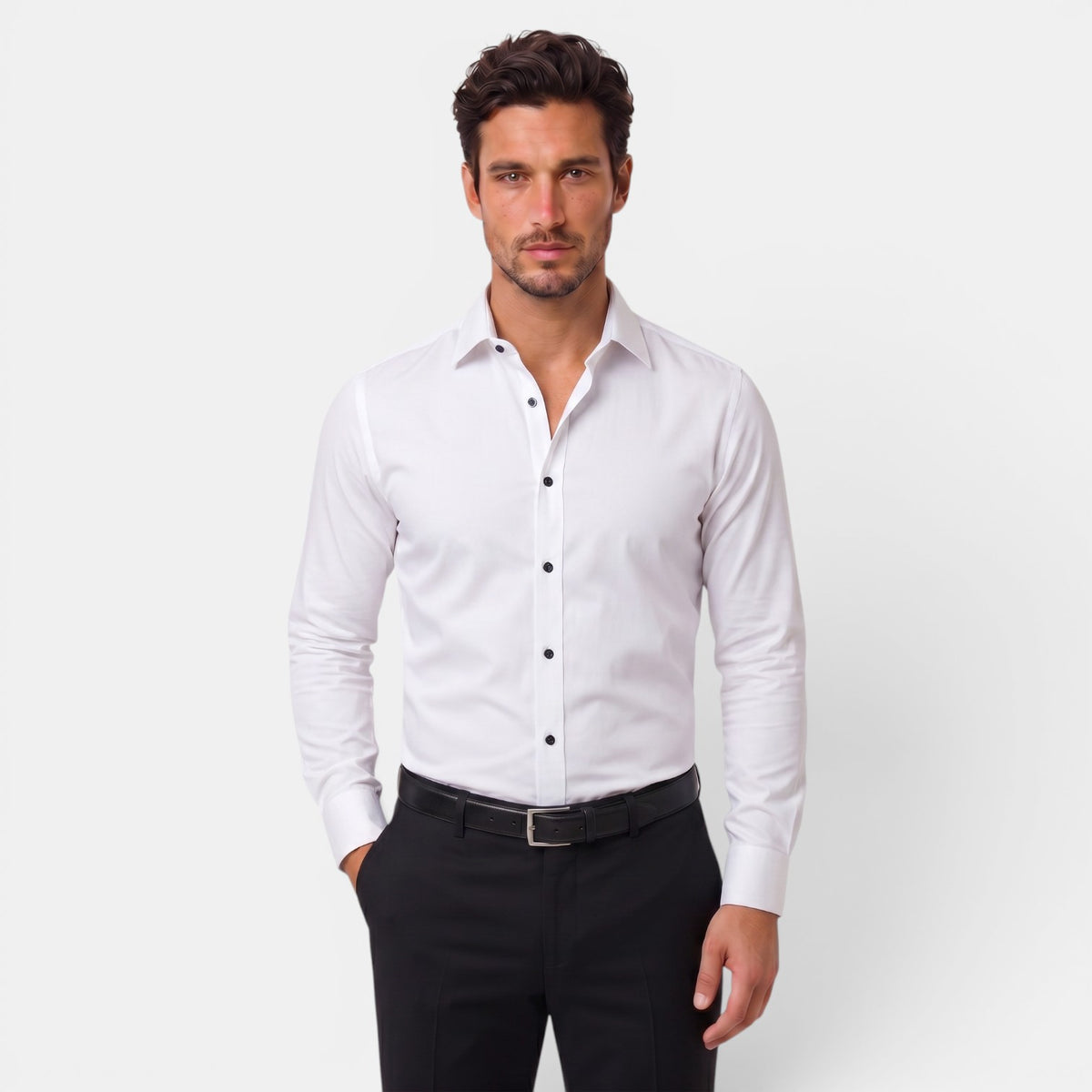 Camisa Hombre Manga Larga Elegante