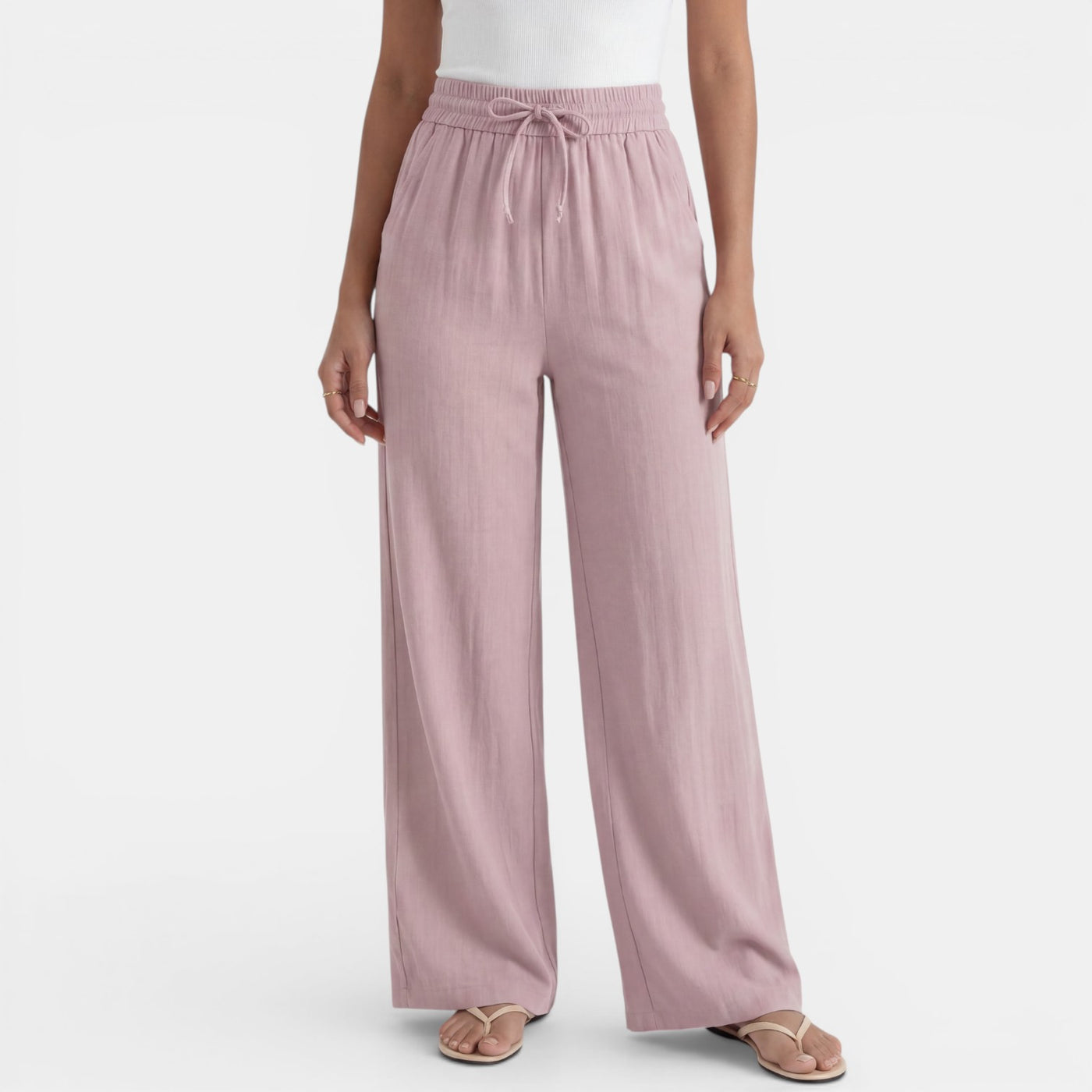 Women's Wide Linen Trousers