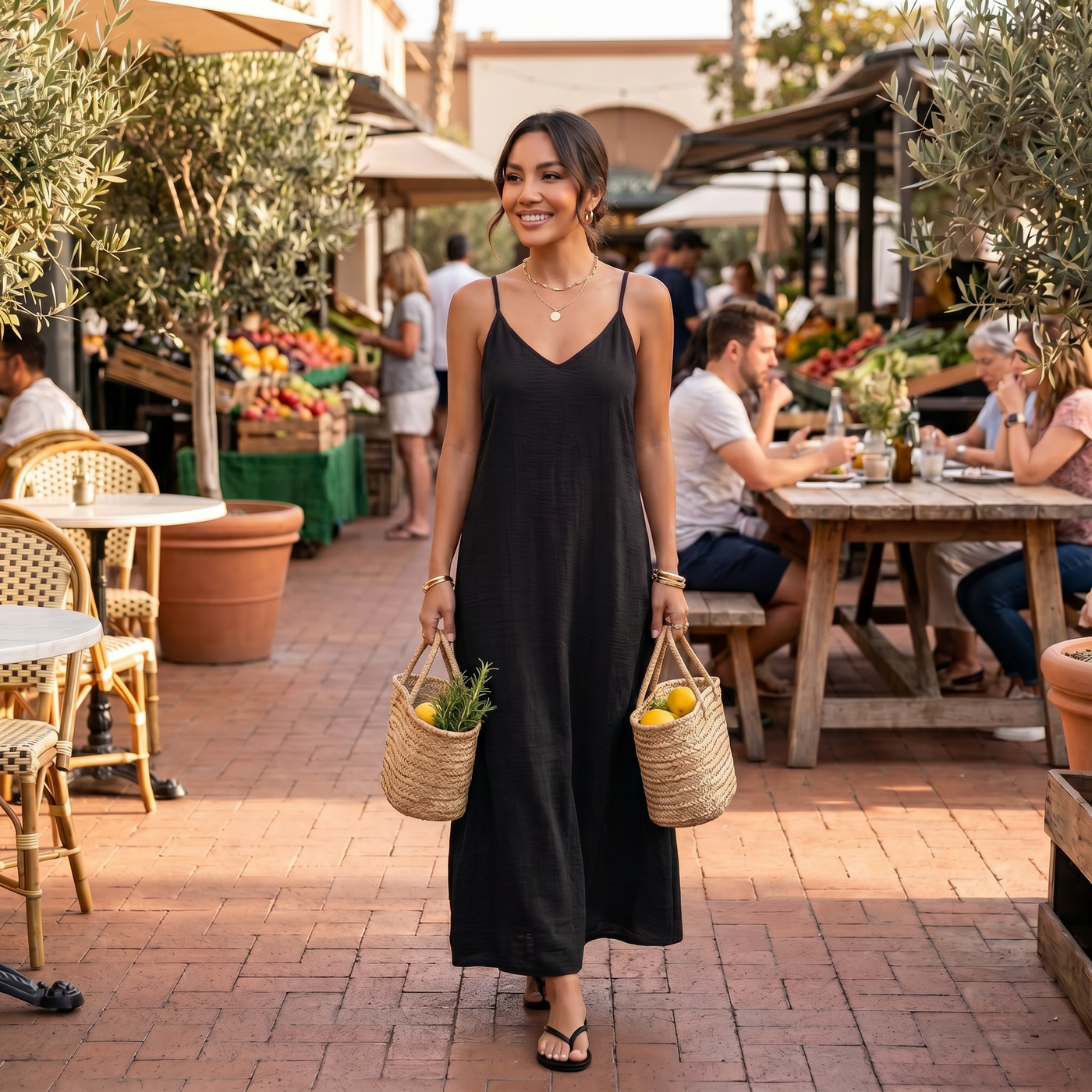 Women's Flowy Long Summer Dress