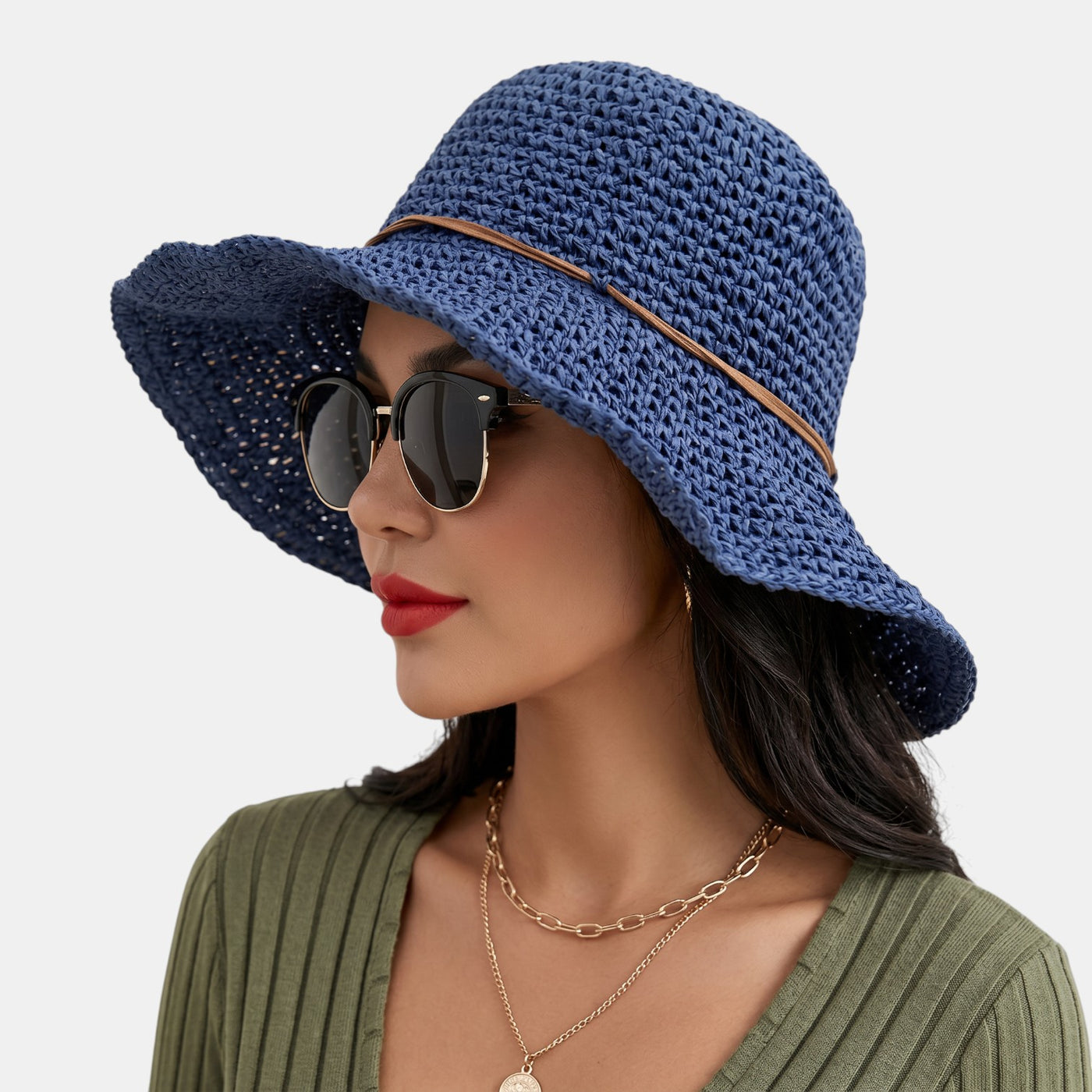 Women's Summer Wide-Brim Straw Hat