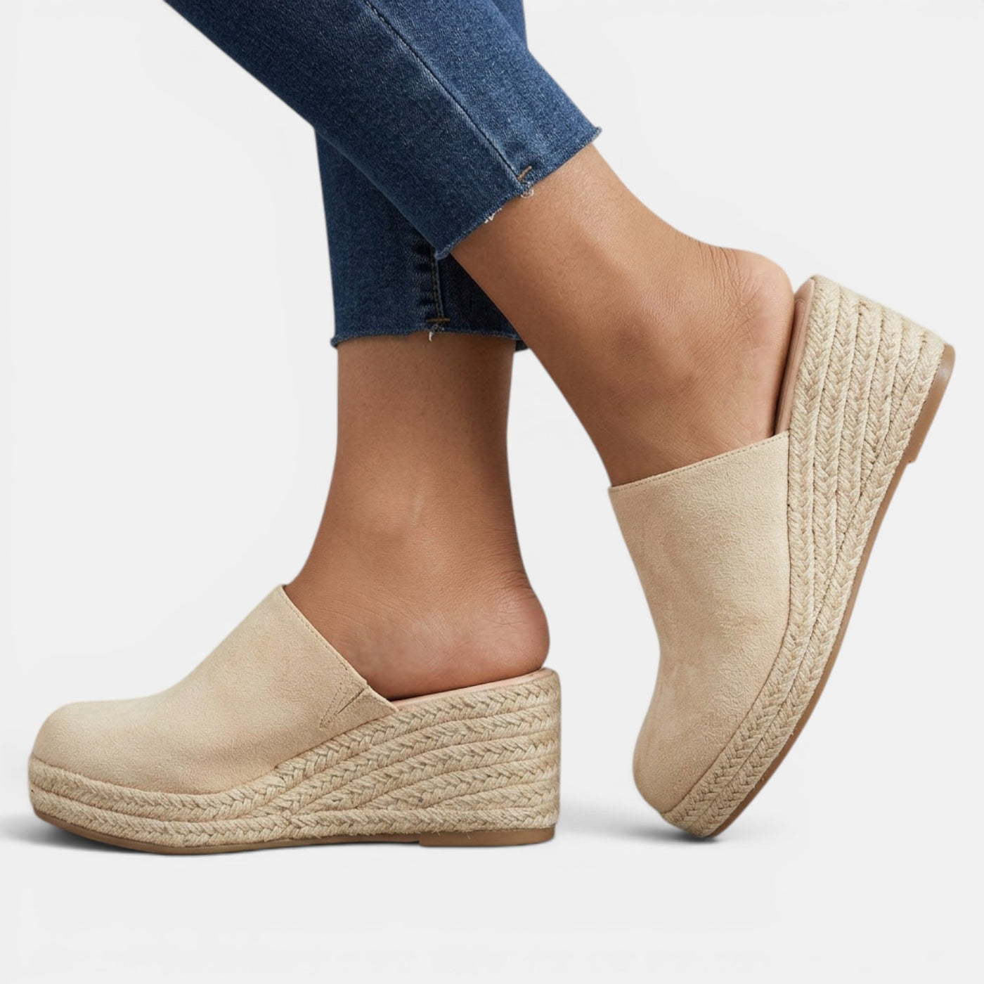 Women's Wedge Mule Sandals