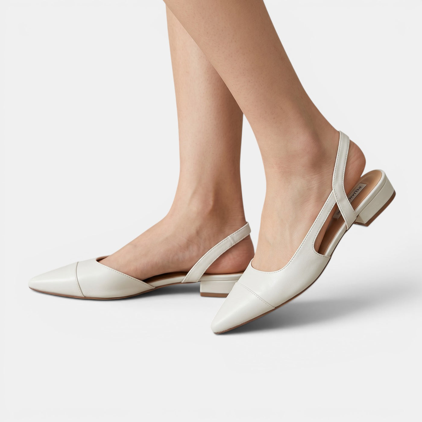 Women's Low Heel Leather Sandals