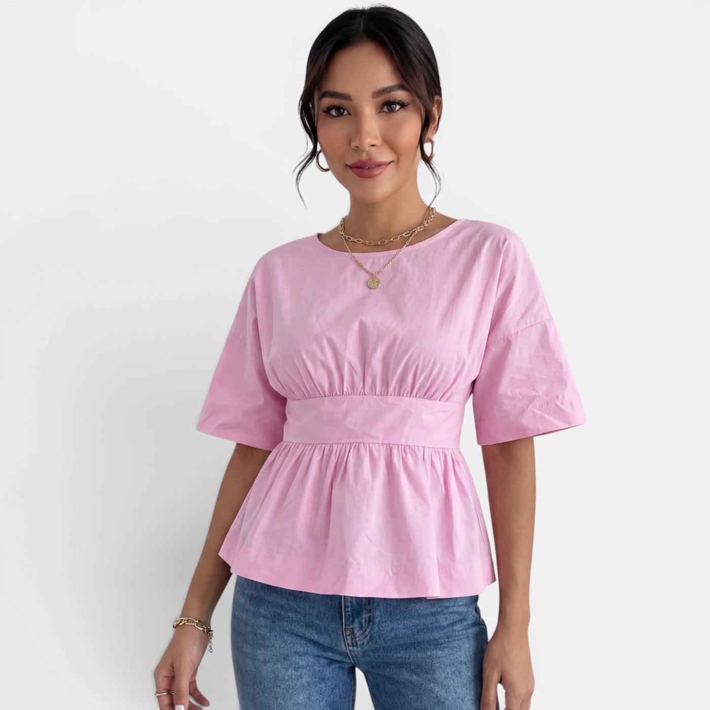 Camiseta Verano Espalda Abierta Mujer