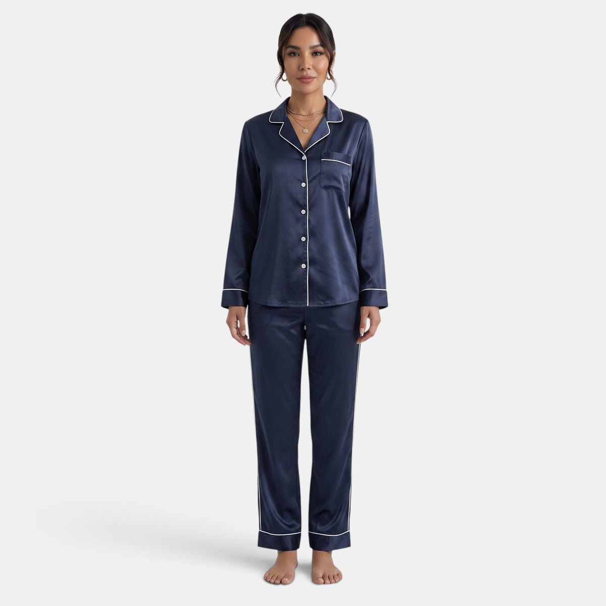 Pijama de Seda para Mujer – Suave, Cómodo y Elegante