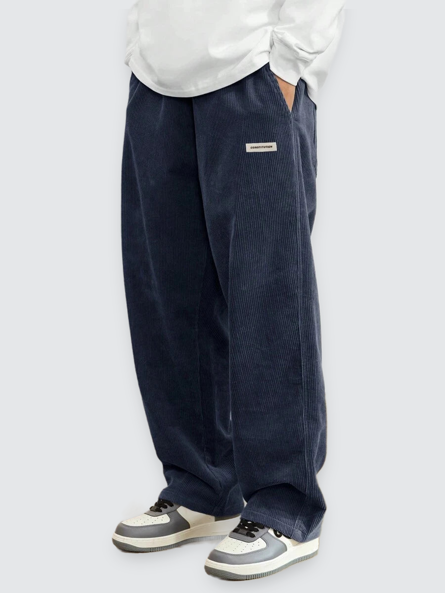 Pantalón Hombre de Pana Recto