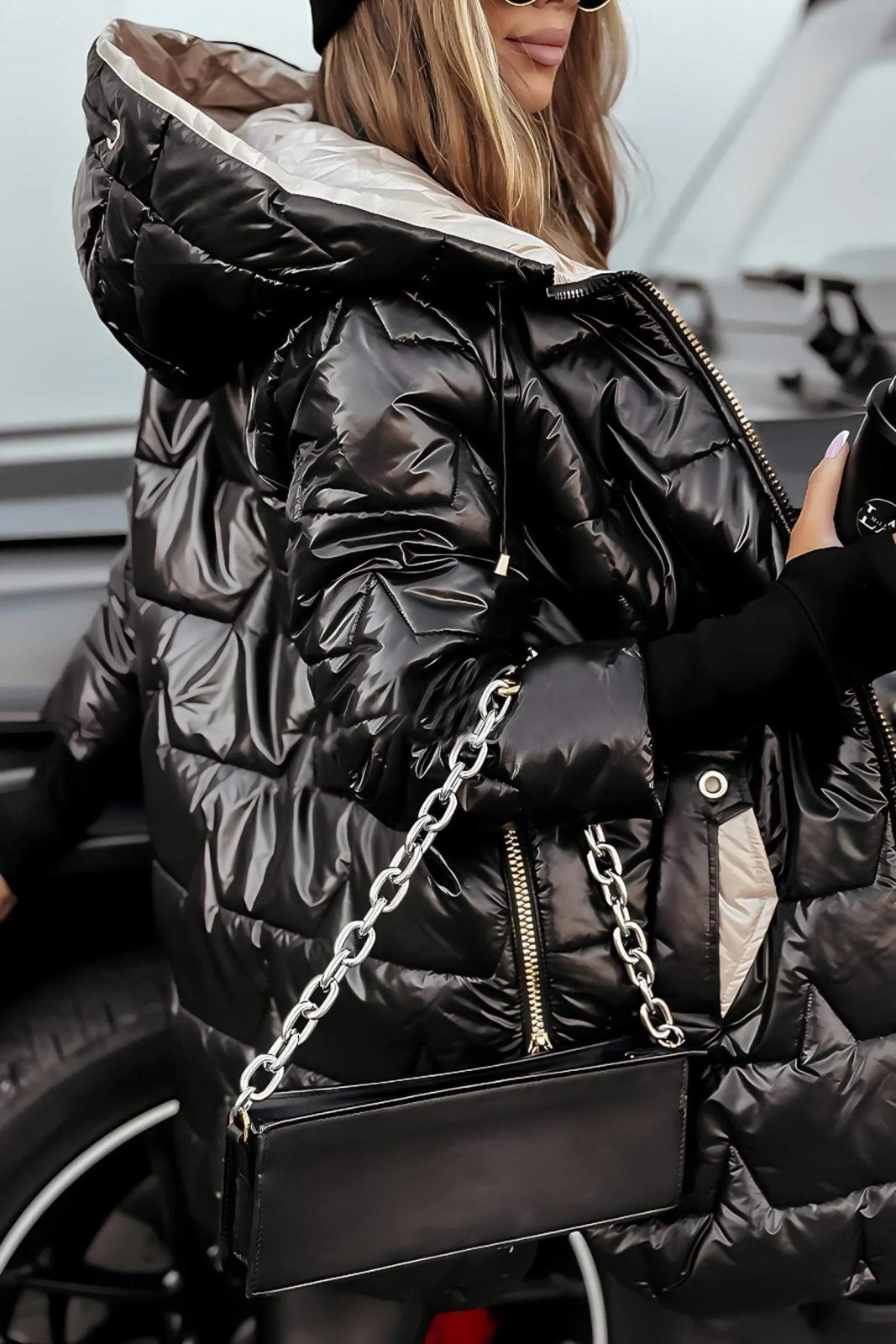 Chaqueta de Algodón Mujer con Capucha - Casual