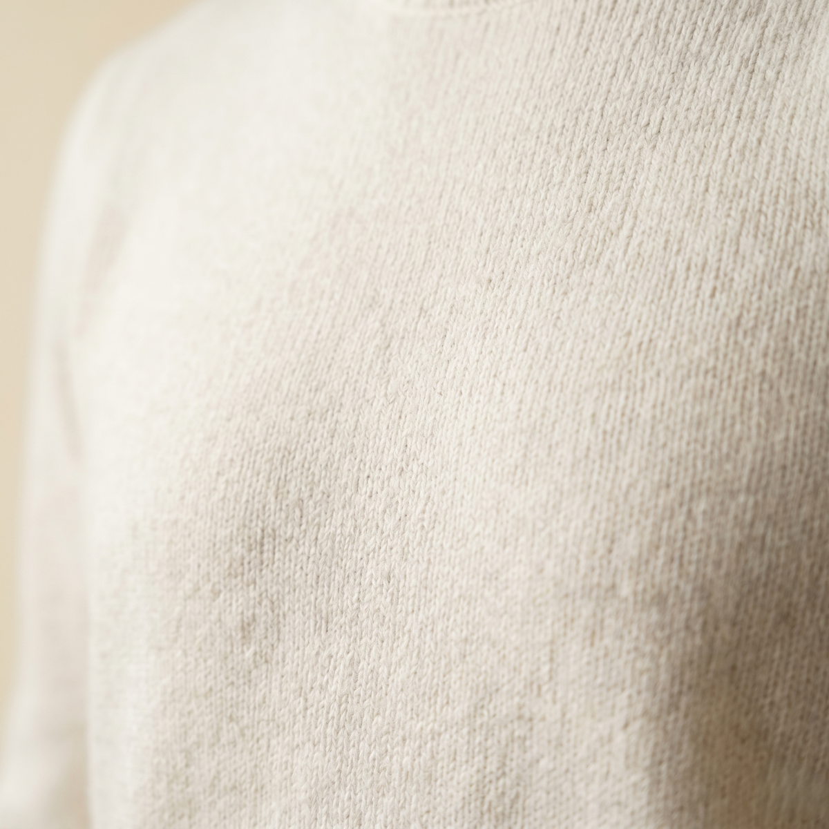Jersey de Cuello Redondo de Cashmere Puro para Mujer