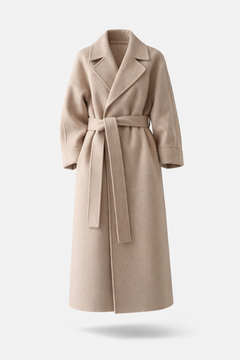 Abrigo de Corte Largo Mujer - Elegante y Versátil