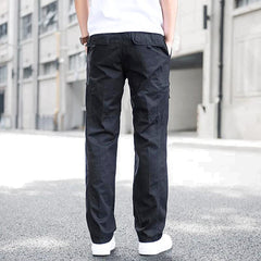 Men's Organic Cotton Cargo Pants - Utility Pockets